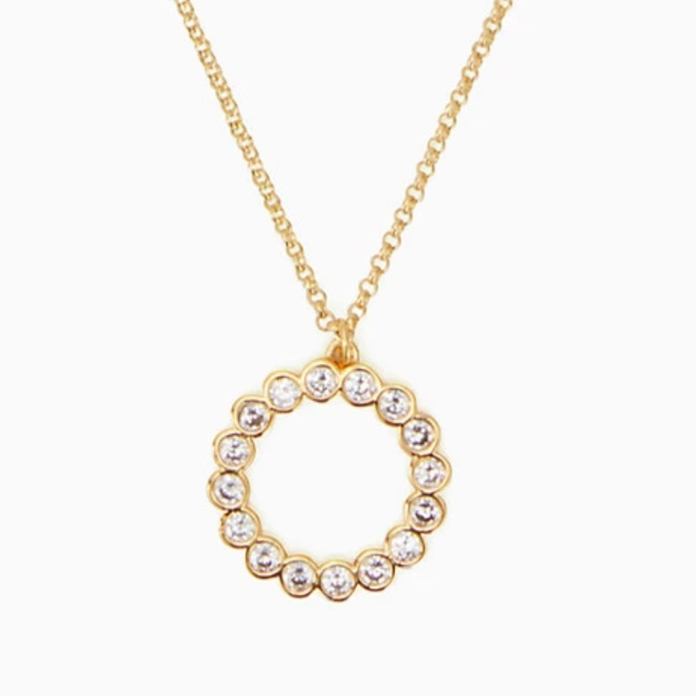 Kate Spade Gold Circle Necklace